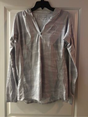 Lightweight Long Sleeve Hooded Tee - Gray